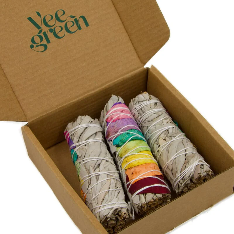 Chakra smudge stick met witte salie - Image 2