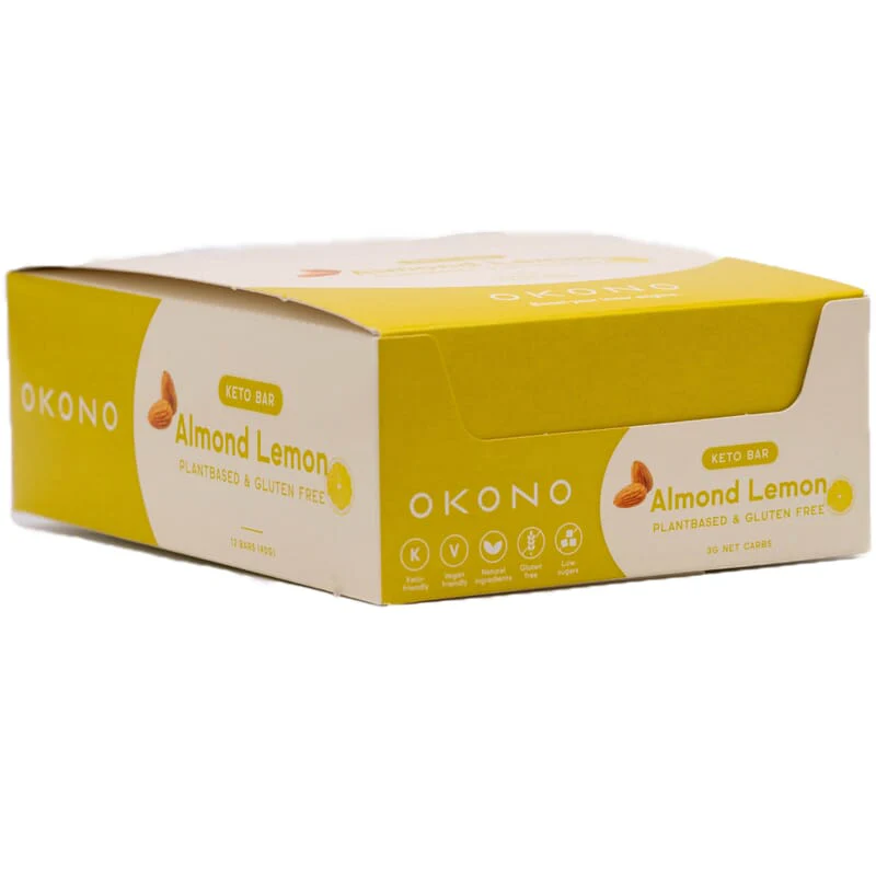 OKONO - Keto bar amandel - citroen - Image 3